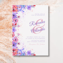Pastell-Wildblumen-Blumen-Romanische-Hochzeit