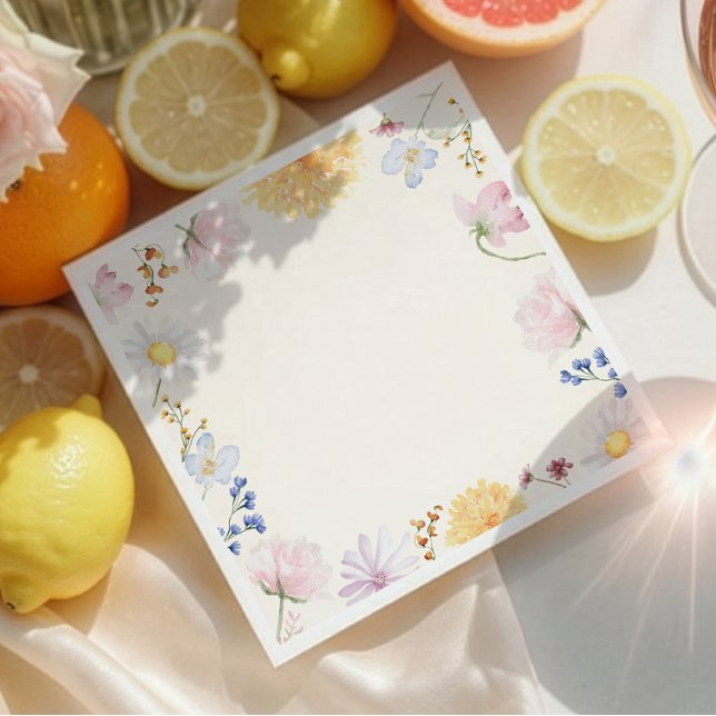 Pastell-Wildblumen-Papier-Serviette Serviette (Von Creator hochgeladen)