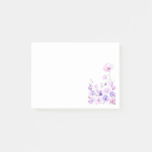 Pastell-Wildblumengarten - Sanfte Blütenpracht Post-it Klebezettel