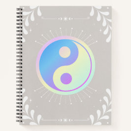 Pastell Yin-Yang Notizbuch