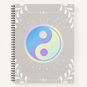 Pastell Yin-Yang Notizbuch