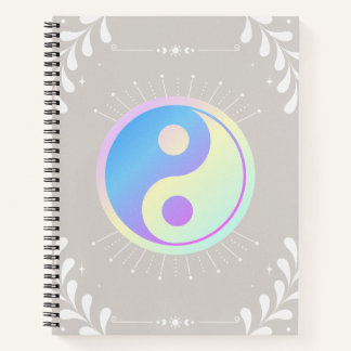 Pastell Yin-Yang Notizbuch