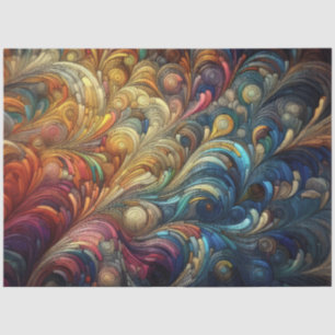 Pastell Zeichnend Abstrakt Bio Bubbly farbig Seidenpapier
