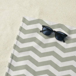 Pastell-Zickzack-Streifen geometrischer Chevron Strandtuch