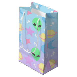 Pastellalien-Muster Kleine Geschenktüte