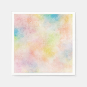 PastellAquarellentwurfs-Papierserviette Serviette