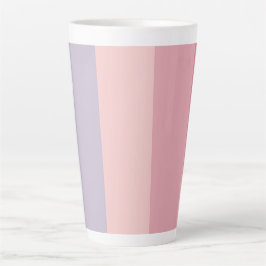 Pastellblau bis rosa Latte Tasse