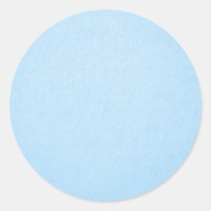 Pastellblau Runder Aufkleber