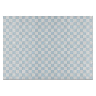 Pastellblau und Weiß Schneidebrett