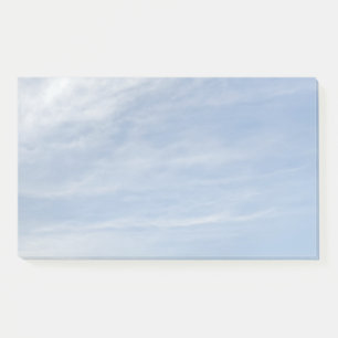 Pastellblaue Himmel Haftnotizen Post-it Klebezettel