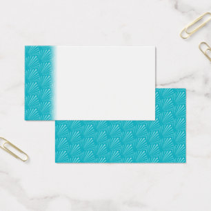 Pastellblaue Meeresmuschel-Silhouette Diagonale Li