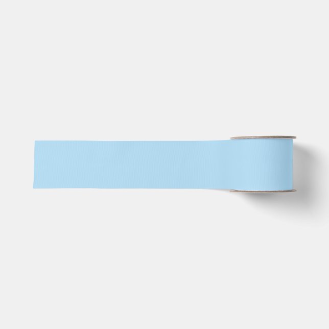 Pastellblauer Streifen Ripsband (Vorderseite)