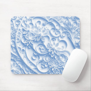 Pastellblaues Papier - Quillmuster Mousepad