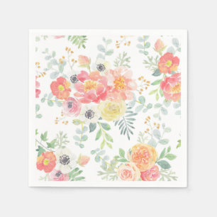 PastellBlumen Serviette