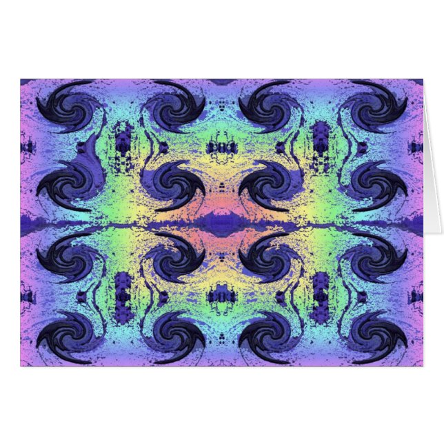 Pastelle und Wirbel (Vorderseite (Horizontal))