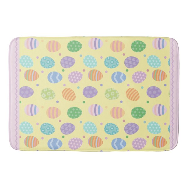 Pastelleier Badematte (Vorderseite)