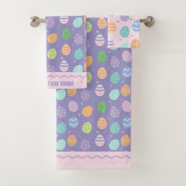 Pastelleier Badhandtuch Set