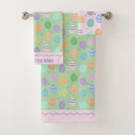 Pastelleier Badhandtuch Set