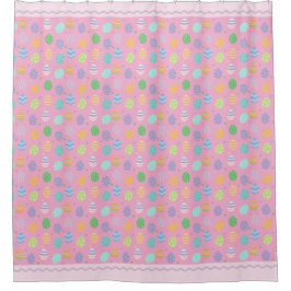 Pastelleier Duschvorhang