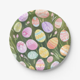 Pastelleier | Schöne Frühlingsfarbe Pappteller