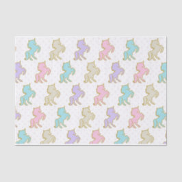 PastellEinhorn-Seidenpapier Seidenpapier