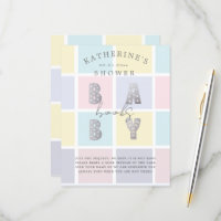 Pastellfarbblock Gold-Bücher für eine Kinderkarte