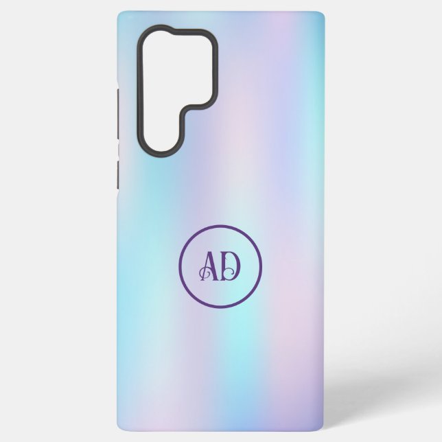 Pastellfarben Abstrakter irisierender Hintergrund Samsung Galaxy Hülle (Rückseite)