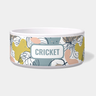 Pastellfarben Bio Formen Muster monogramm Napf