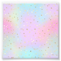 Pastellfarben Blau Rosa Lila kleines Helles Golden