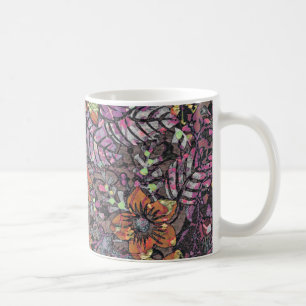 Pastellfarben Blumenmuster Romantische digitale Ku Kaffeetasse