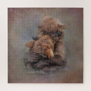 Pastellfarben der zeitgenössischen Tierkunst Puzzle