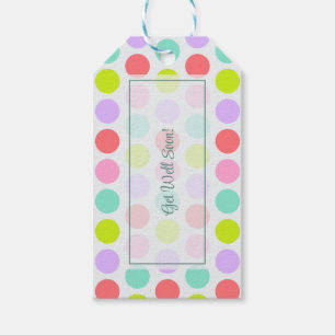 Pastellfarben, elegante personalisierte Gute Besse Geschenkanhänger