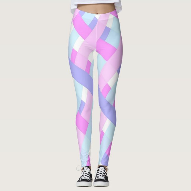 Pastellfarben Frühling & Sommer Trendy & Stylish Leggings (Vorderseite)