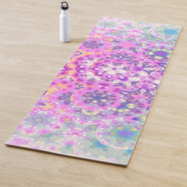 Pastellfarben Geometrisches Abstraktes Muster Yogamatte