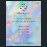 Pastellfarben - Hintergrund Flyer<br><div class="desc">Make-Artist Schönheit beruflicher Flyer</div>