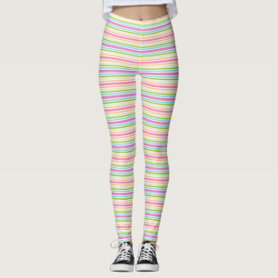 Pastellfarben Moderne Elegante Trendy Rosa Rosa Bl Leggings