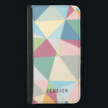 Pastellfarben Modernes Abstraktes geometrisches Mu Samsung Galaxy S5 Geldbeutel Hülle<br><div class="desc">Elegantes pastellfarbenes modernes geometrisches Muster mit anpassbarem Monogramm. Wenn Sie Hilfe bei der Anpassung eines meiner Designs benötigen,  kontaktieren Sie ArtOnWear Designer. Kostenlose Textformatierung mit Live-Hilfe auf Anfrage.</div>