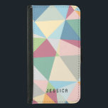 Pastellfarben Modernes Abstraktes geometrisches Mu Samsung Galaxy S5 Geldbeutel Hülle<br><div class="desc">Elegantes pastellfarbenes modernes geometrisches Muster mit anpassbarem Monogramm. Wenn Sie Hilfe bei der Anpassung eines meiner Designs benötigen,  kontaktieren Sie ArtOnWear Designer. Kostenlose Textformatierung mit Live-Hilfe auf Anfrage.</div>