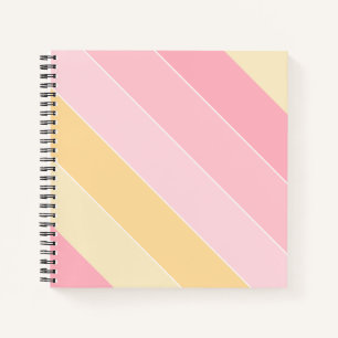 Pastellfarben Modernes Template Trendiges Rosa Van Notizbuch