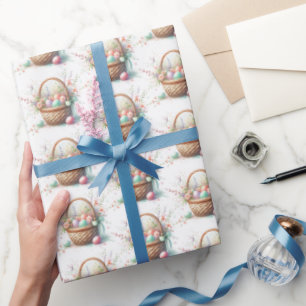 Pastellfarben - Osterkorb Geschenkpapier