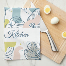 Pastellfarben Palmenfarben Blätter und Bio Formen