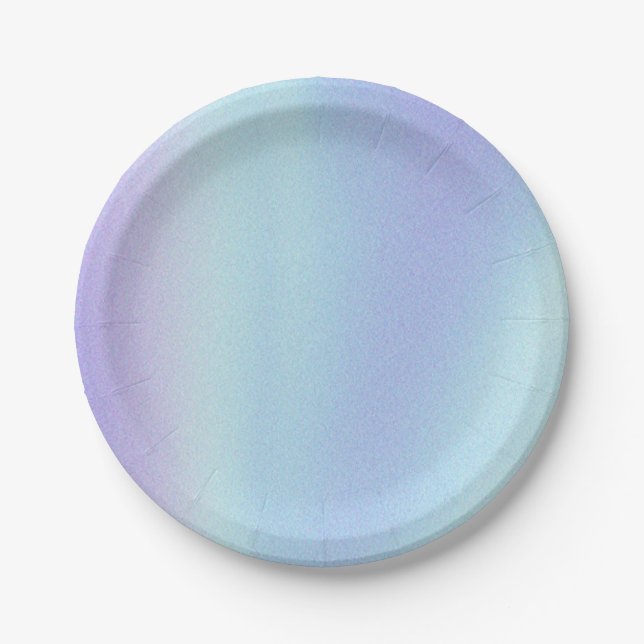 Pastellfarben  pappteller (Vorderseite)