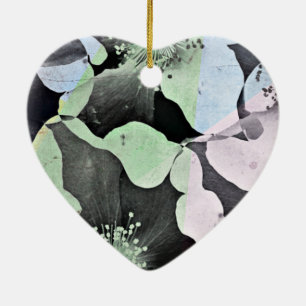 Pastellfarben Romantische Blume Naturmuster Kunst Keramik Ornament