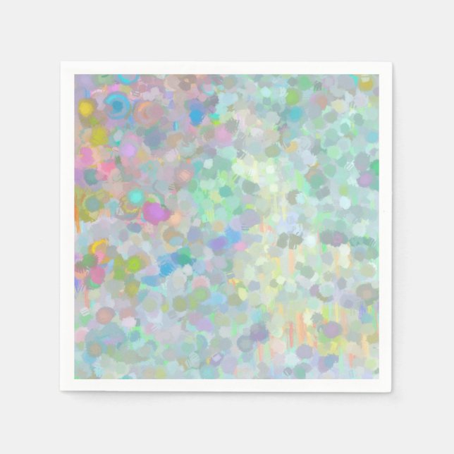 Pastellfarben Serviette (Vorderseite)