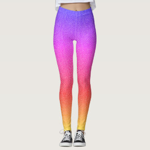 Pastellfarben Tweed-Textur Bild, ZEA Leggings