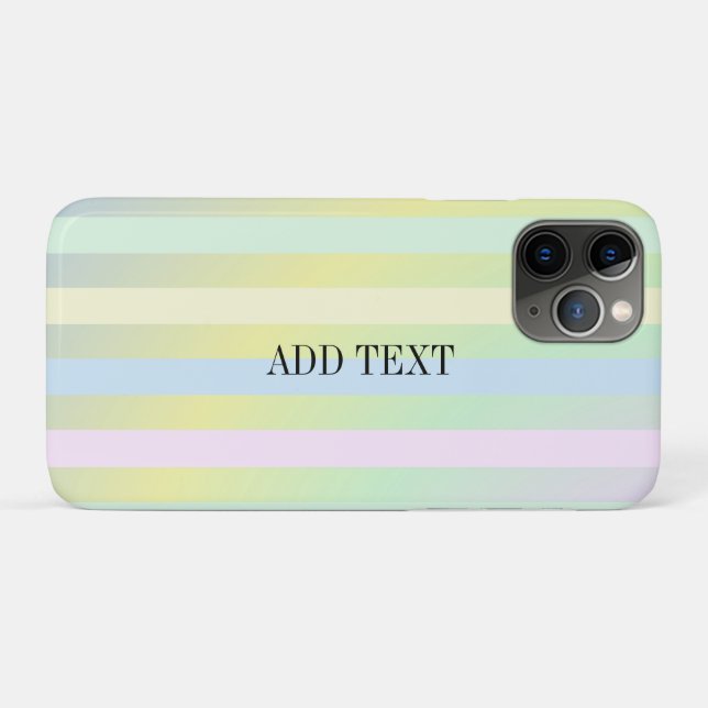 Pastellfarben von Regenbogen Case-Mate iPhone Hülle (Rückseite (Horizontal))