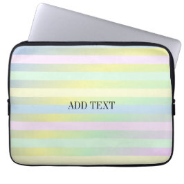 Pastellfarben von Regenbogen Laptopschutzhülle