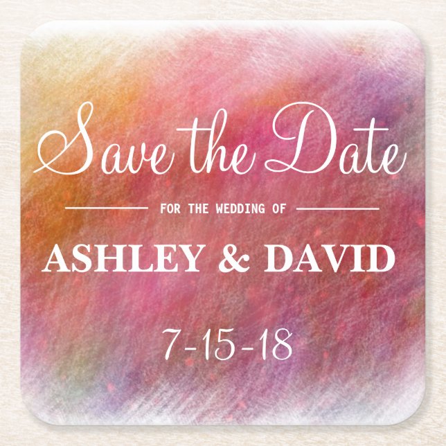 Pastellfarben-weißer Hintergrund-Untersetzer Rechteckiger Pappuntersetzer (Vorderseite)