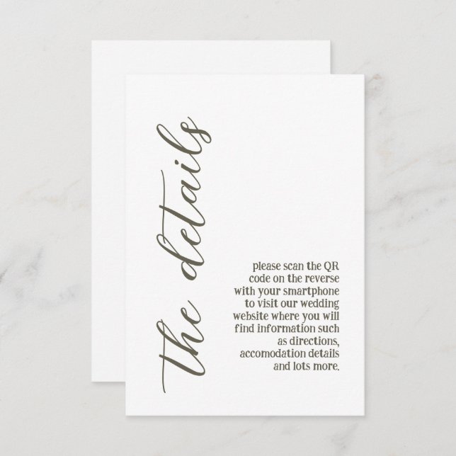 Pastellfarbenblumenhochzeit Begleitkarte (Vorne/Hinten)