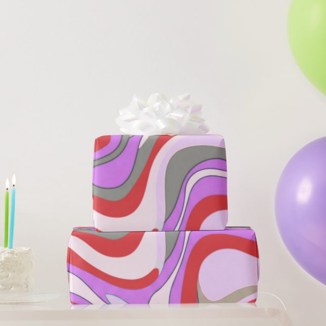 Pastellfarbene abstrakte Geschenkverpackung Geschenkpapier (Partygeschenke)